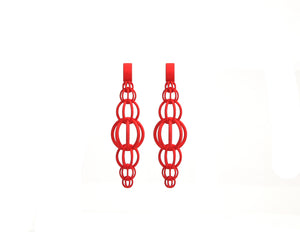Interlocking Earrings and Ring_red